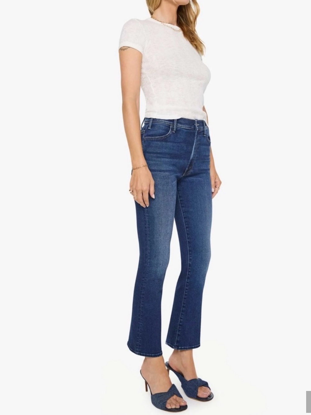 MOTHER The Hustler Ankle Jeans
